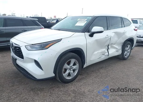 2021 Toyota Highlander L from USA, damaged, VIN 5TDCZRAH9MS521880
